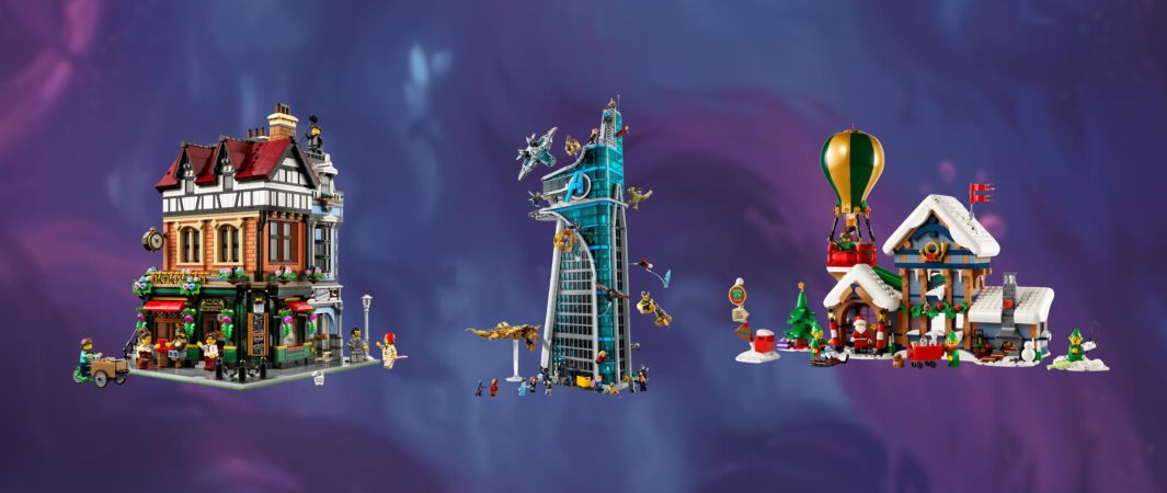 LEGO Icons rozne stavby